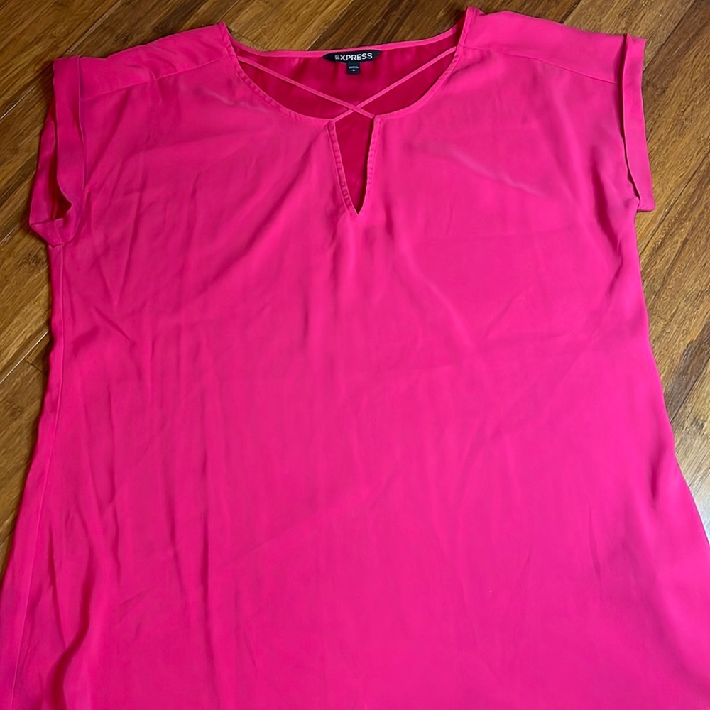 Express short sleeve blouse size L